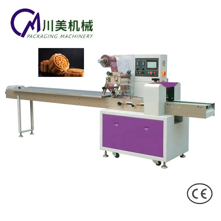 Filled mooncakes cakes management food packing machine line