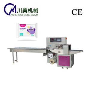 Wet wipes pillow packing machine